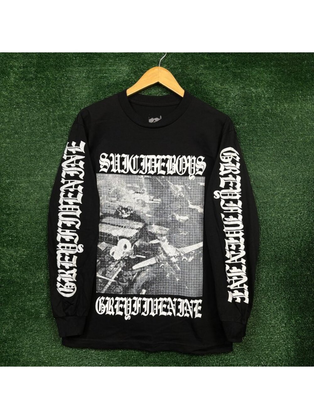 G59 Records x The Suicideboys Grey Five Nine Hip-Hop LS Shirt Size Medium